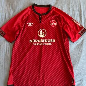 Umbro Men's International Soccer 18/19 FC Nürnberg Jersey - Size Large